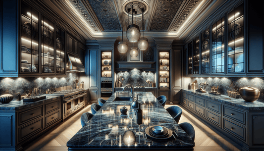 Elevate Your Kitchen Design with Luxurious Blue Granite - Z Boutique by Marble Couture