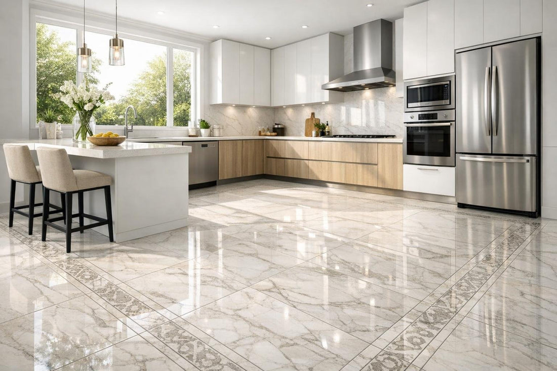 Elevate Your Kitchen with Luxurious Ceramic Tiles Flooring - Zicana Boutique