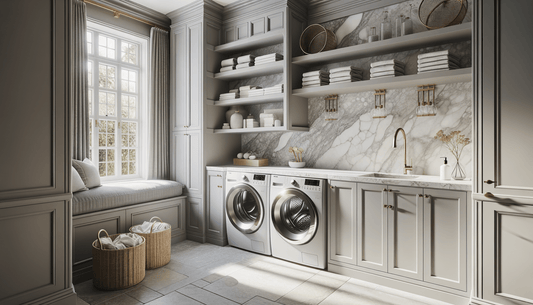 Elevate Your Laundry Room with Taj Mahal Quartzite Elegance - Zicana Boutique