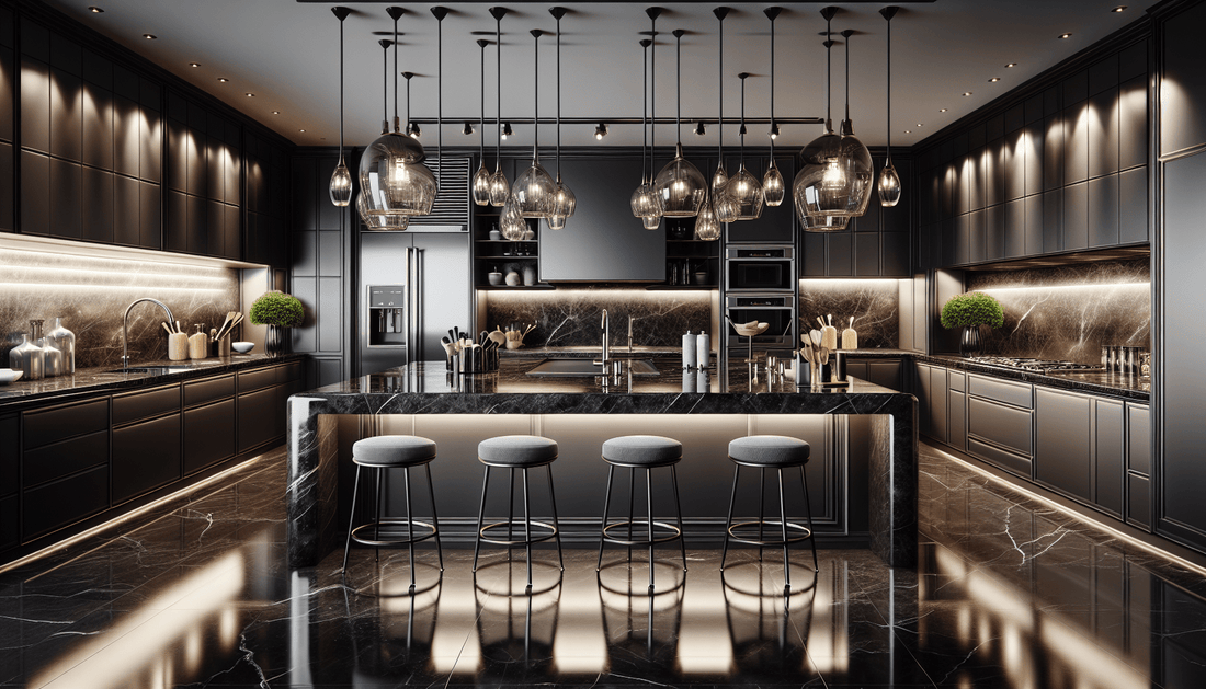 Elevate Your Space: Luxurious Black Granite Kitchen Solutions - Zicana Boutique