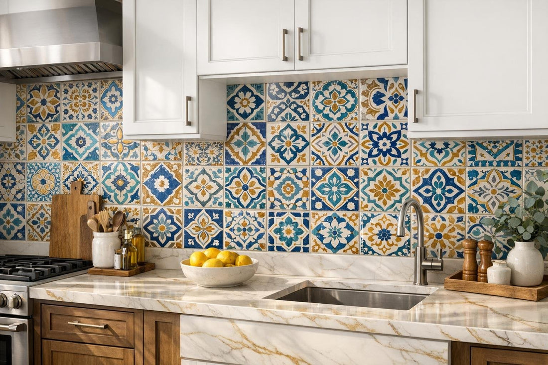 Elevate Your Space with a Kitchen Ceramic Tile Backsplash - Zicana Boutique