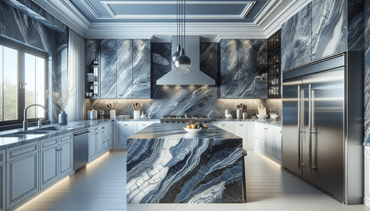 Elevate Your Space with Bahia Blue Granite Countertops - Z Boutique by Marble Couture