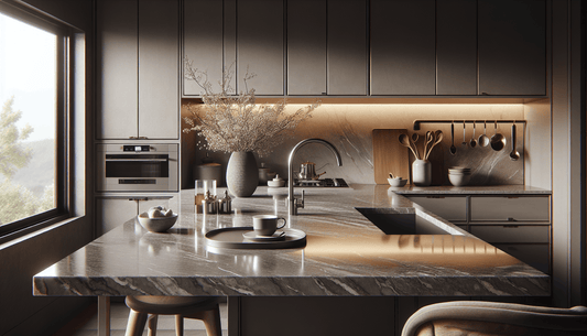 Elevate Your Space with Elegant Gray Stone Countertops - Z Boutique by Marble Couture