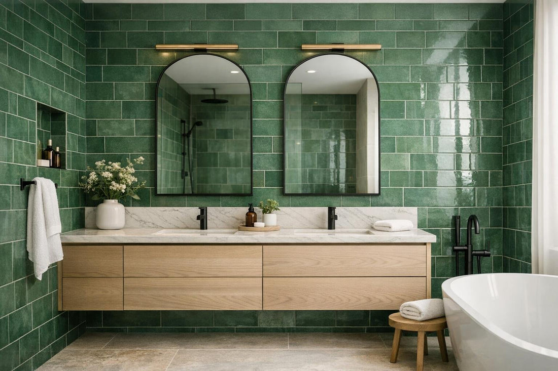 Elevate Your Space with Green Tile Bathroom Ideas - Zicana Boutique