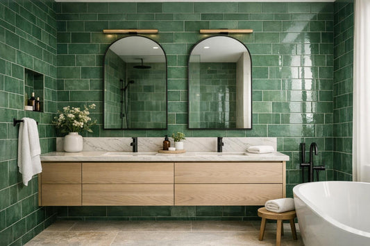 Elevate Your Space with Green Tile Bathroom Ideas - Zicana Boutique