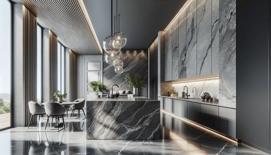 Elevate Your Space with Premium Gray Granite Slabs - Z Boutique by Marble Couture