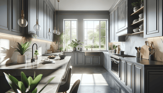 Elevate Your Space with Stunning Quartz Gray Countertops - Z Boutique by Marble Couture
