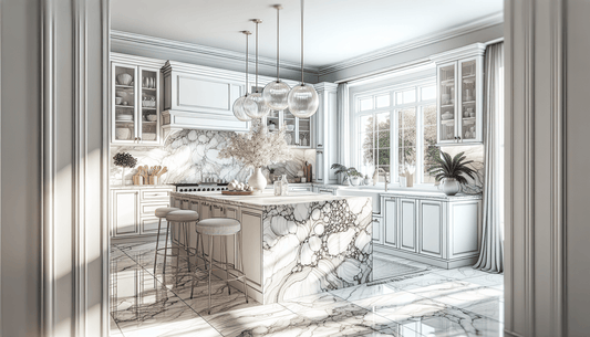 Elevate Your Space with Stunning White Color Granite Countertops - Z Boutique by Marble Couture
