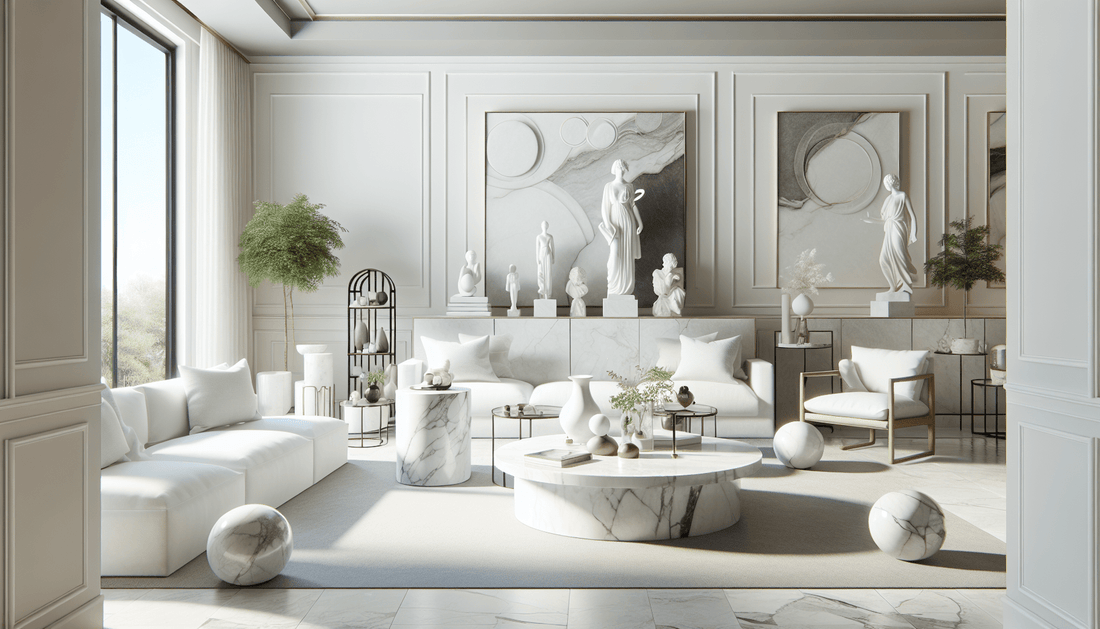 Elevate Your Space with Timeless White Marble Design Ideas - Z Boutique by Marble Couture