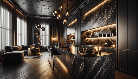 Elevate Your Space with Zicana's Luxurious Black Pearl Granite - Z Boutique by Marble Couture