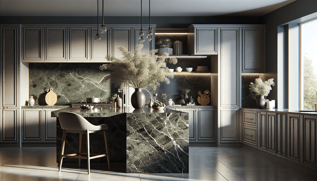 Enhance Homes with Butterfly Verde Granite Countertops - Z Boutique by Marble Couture