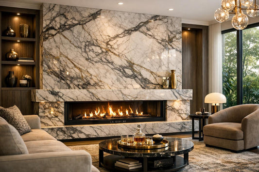 Enhance Interiors with La Gigi 80 Fireplace - Marble Couture - Zicana Boutique