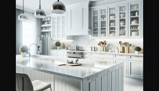 Enhance Kitchen Elegance with White Soapstone Countertops - Z Boutique by Marble Couture