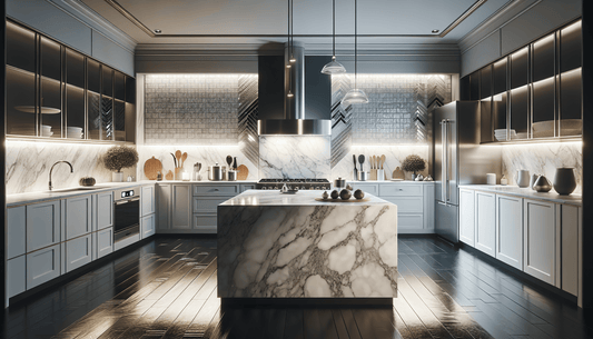 Enhance Kitchens: Backsplash Options for White Marble Countertops - Z Boutique by Marble Couture