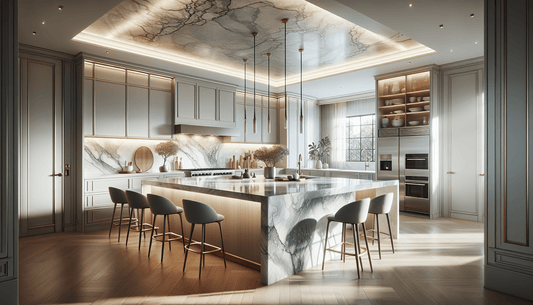 Enhance Kitchens with Tiffany Quartzite for Stunning Island Designs - Z Boutique by Marble Couture