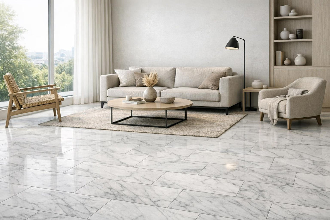 Enhance Spaces with Asian White Marble Tile from Zicana - Zicana Boutique