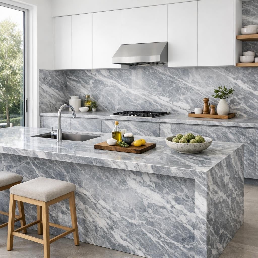 Enhance Spaces with Bardiglio Raphael Porcelain Mastery - Zicana Boutique
