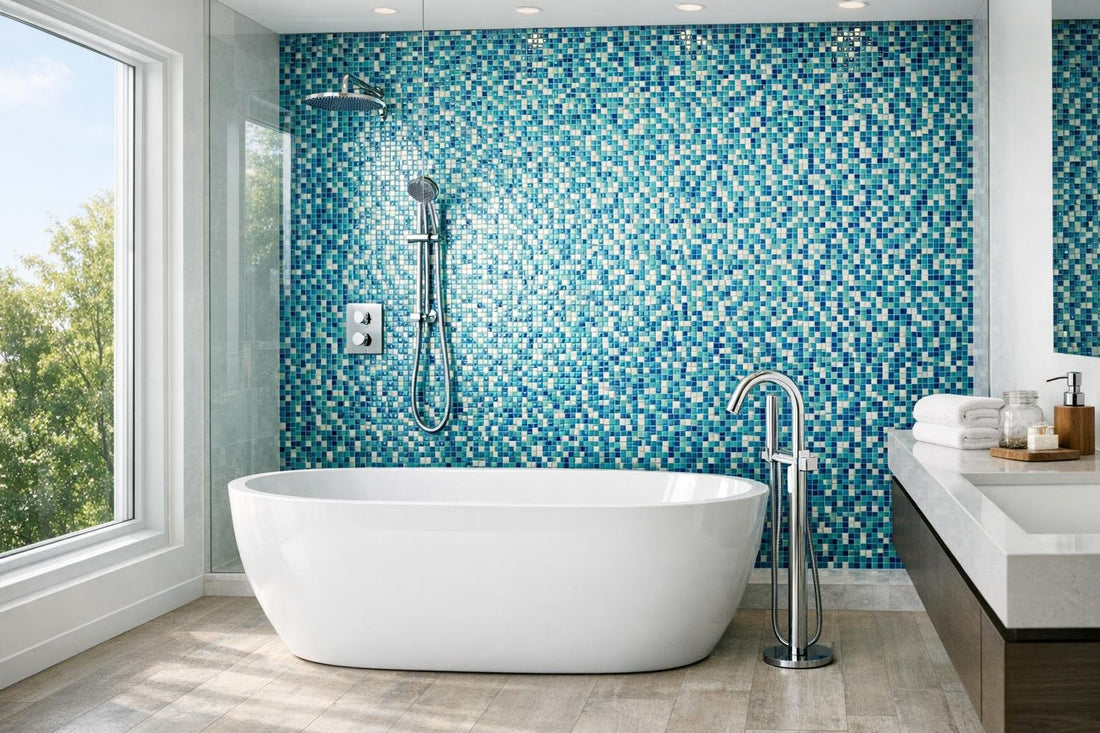 Enhance Spaces with Bisazza Glass Mosaic 3/4"x 3/4" - Zicana Boutique