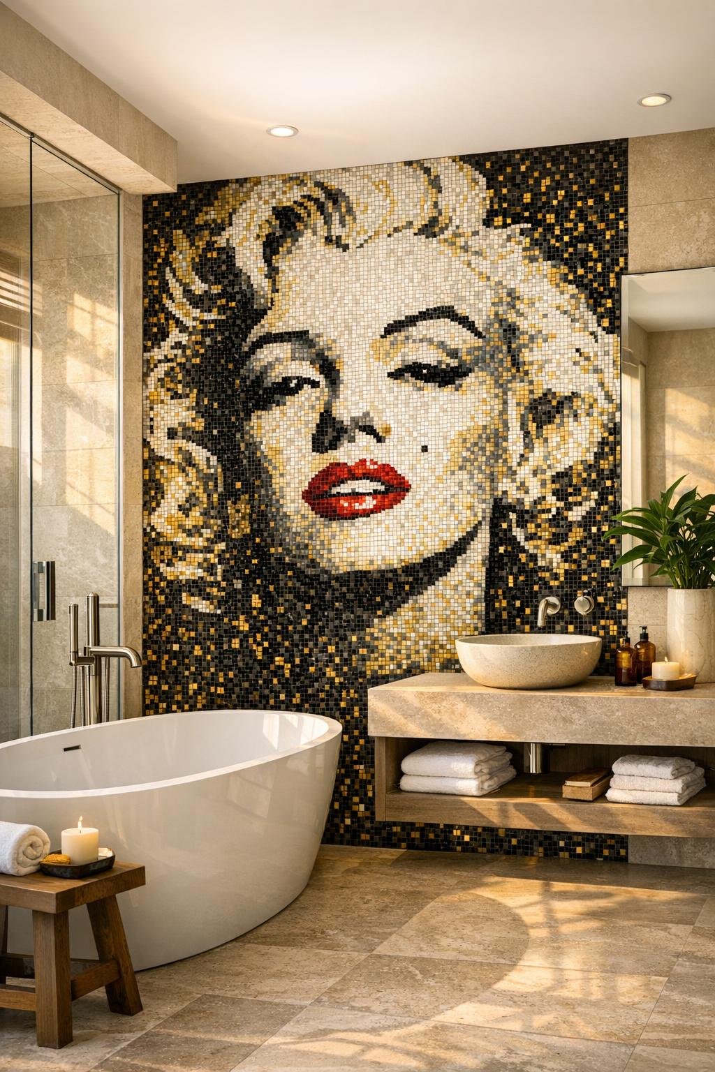 Enhance Spaces with Bisazza Marilyn Glass Mosaic Solutions - Zicana Boutique