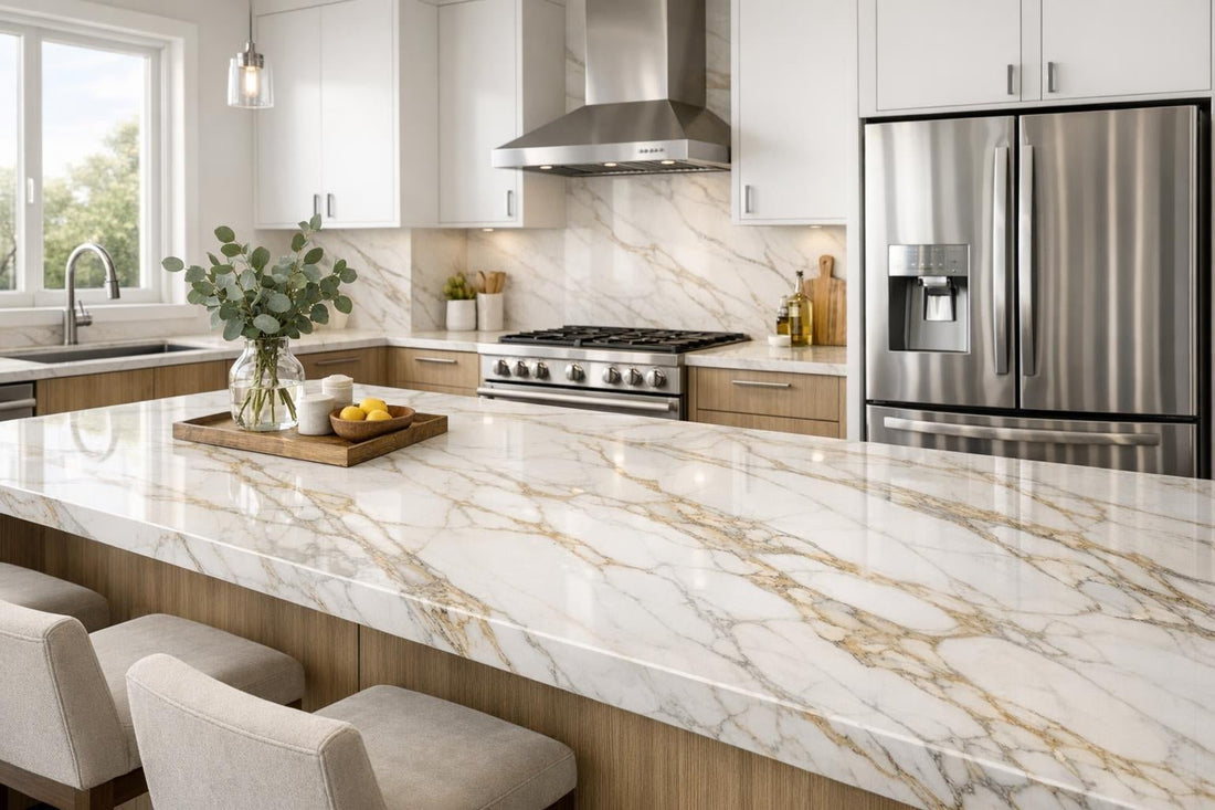 Enhance Spaces with Calacatta Borghini Raphael Porcelain - Zicana Boutique