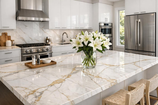 Enhance Spaces with Calacatta Gold Fondovalle Elegance - Zicana Boutique