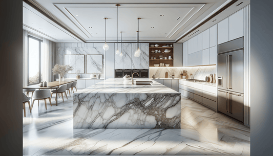 Enhance Spaces with Calacatta Marble Countertops from Zicana Boutique - Z Boutique by Marble Couture