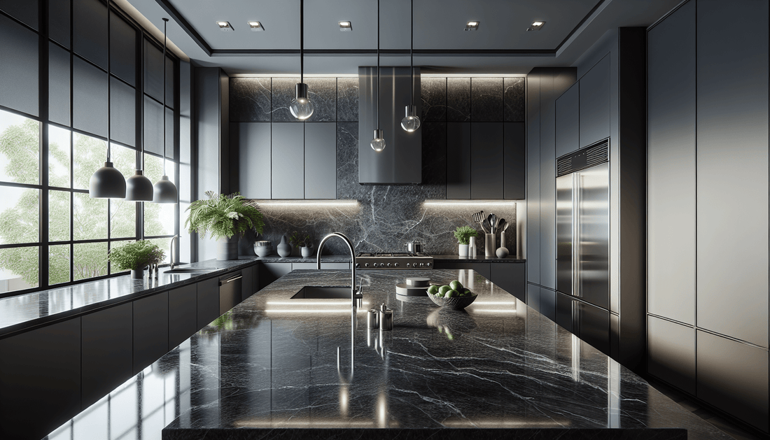 Enhance Spaces with Charcoal Granite Countertops: Expert Insights - Zicana Boutique