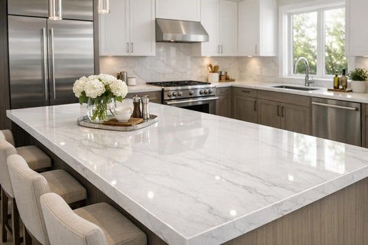Enhance Spaces with Classic White Quartz - Zicana Boutique - Zicana Boutique