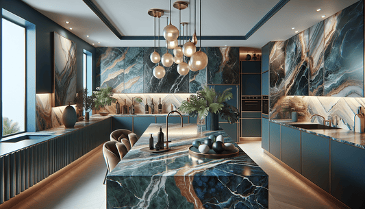 Enhance Spaces with Colored Marble Countertops by Zicana Boutique - Z Boutique by Marble Couture