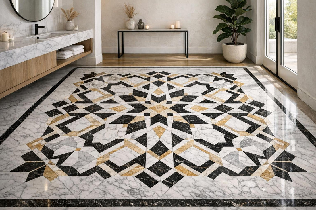 Enhance Spaces with Cornella Athens Marble Mosaic Solutions - Zicana Boutique