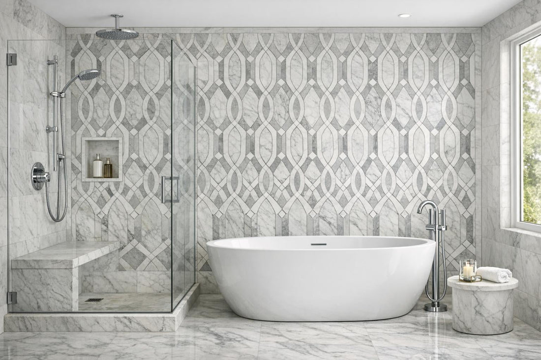 Enhance Spaces with Decova York Marble Mosaic Solutions - Zicana Boutique
