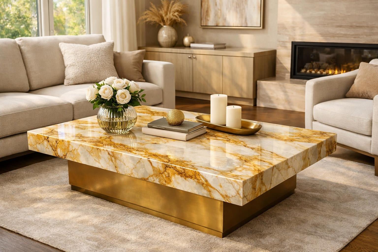 Enhance Spaces with Dynamic Gold Emerstone Elegance – Zicana Boutique
