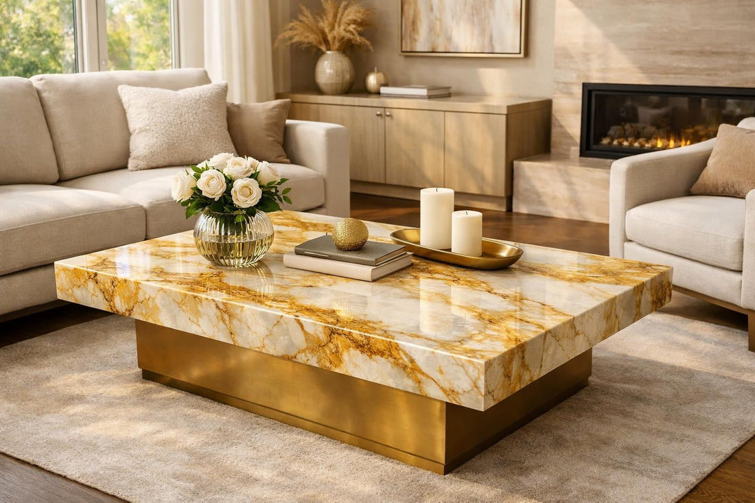 Enhance Spaces with Dynamic Gold Emerstone Elegance - Zicana Boutique