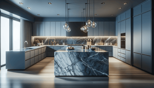 Enhance Spaces with Elegant Blue Marble Countertops - Z Boutique by Marble Couture