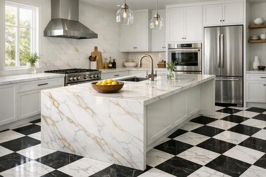 Enhance Spaces with Elegant Checkerboard Tile Floors - Zicana Boutique