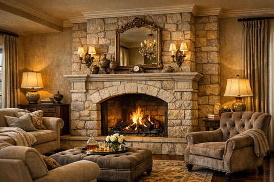 Enhance Spaces with Elegant Stone Fireplace Surrounds - Zicana Boutique