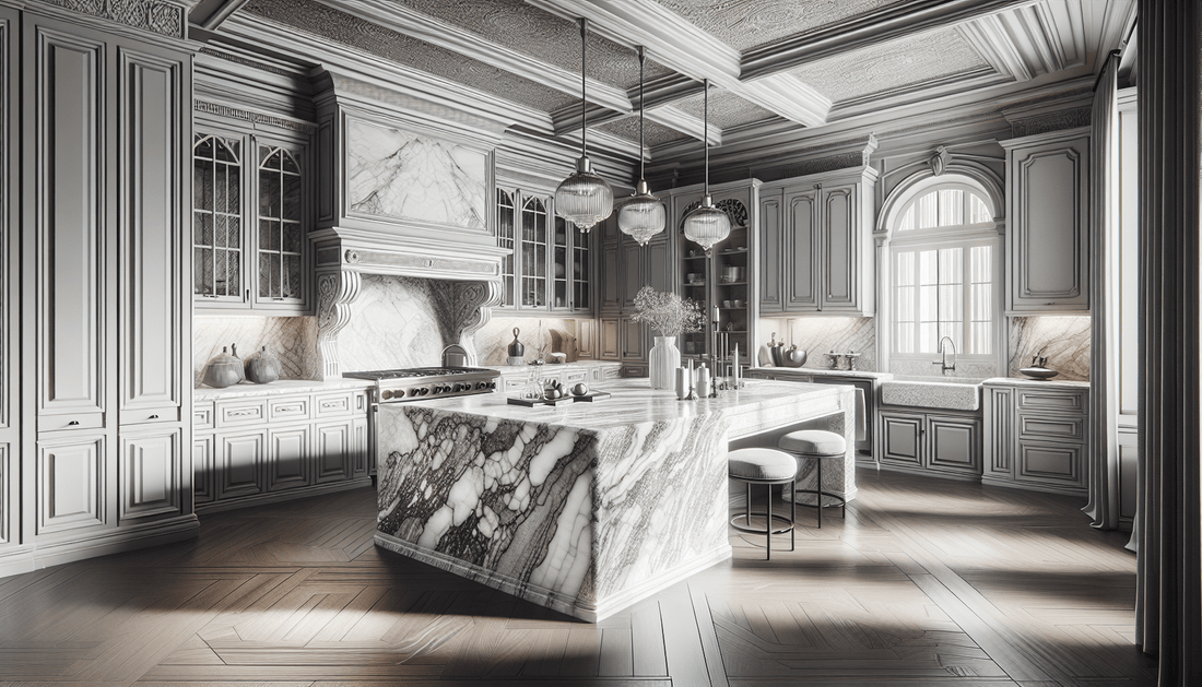 Enhance Spaces with Elegant White Antique Granite - Z Boutique by Marble Couture