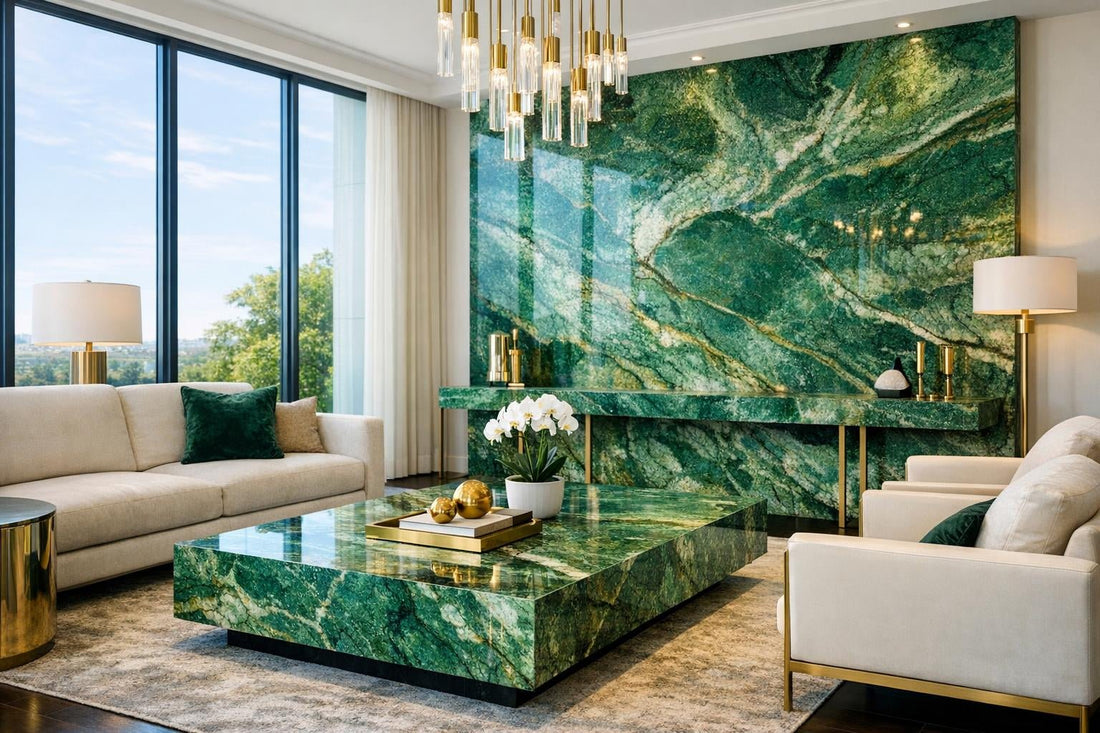 Enhance Spaces with Emerald Quartzite from Zicana Boutique - Zicana Boutique