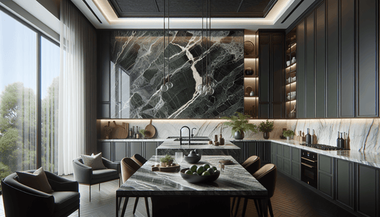 Enhance Spaces with Exquisite Green Granite Slab Solutions - Z Boutique by Marble Couture