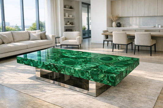 Enhance Spaces with Green Malachite Gemstone - Zicana Boutique - Zicana Boutique