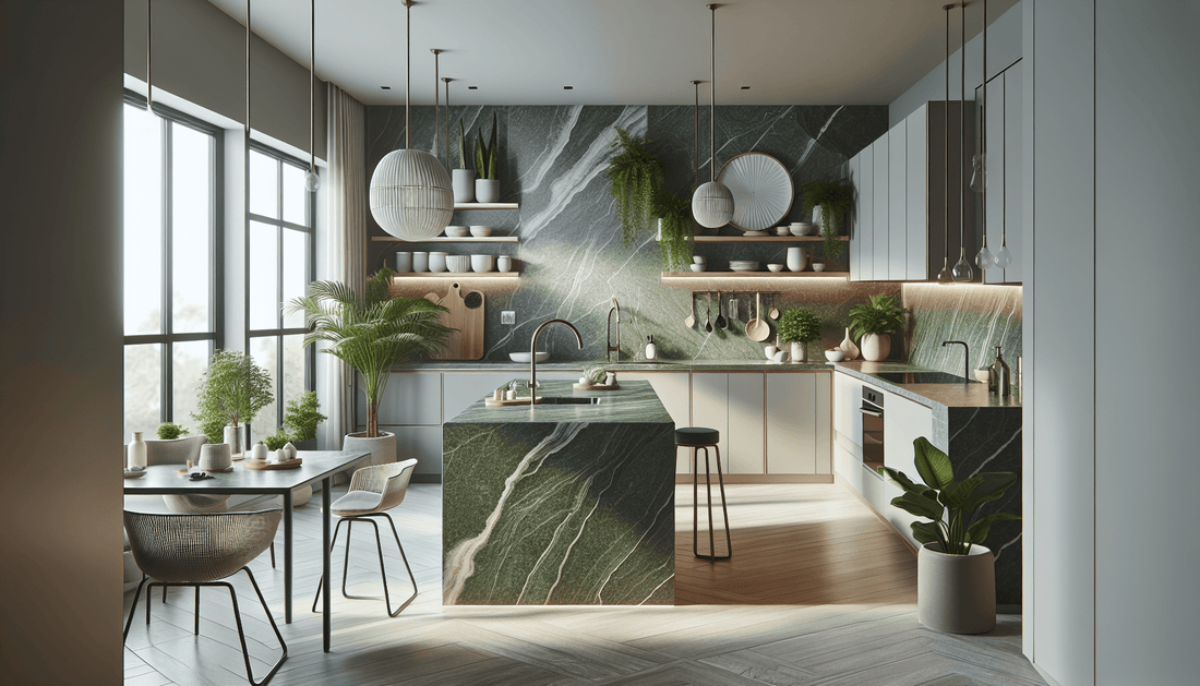 Enhance Spaces with Green Quartz Slabs: A Guide - Z Boutique by Marble Couture