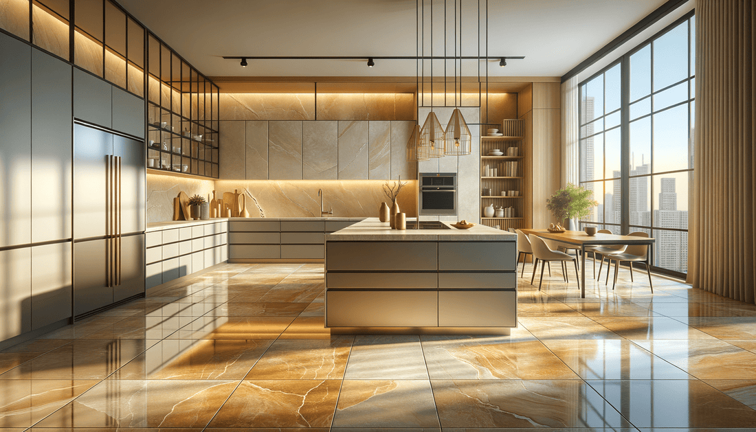 Enhance Spaces with Lagos Gold Honed Limestone 12" Tiles - Zicana Boutique