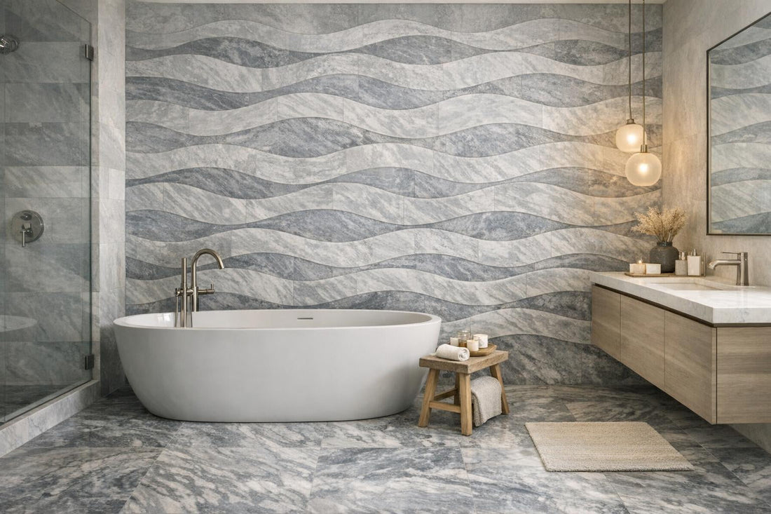 Enhance Spaces with Lori Weitzner Bardiglio Nuvolato Marble - Zicana Boutique
