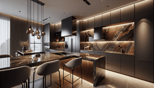 Enhance Spaces with Luxurious Brown Granite from Zicana Boutique - Z Boutique by Marble Couture