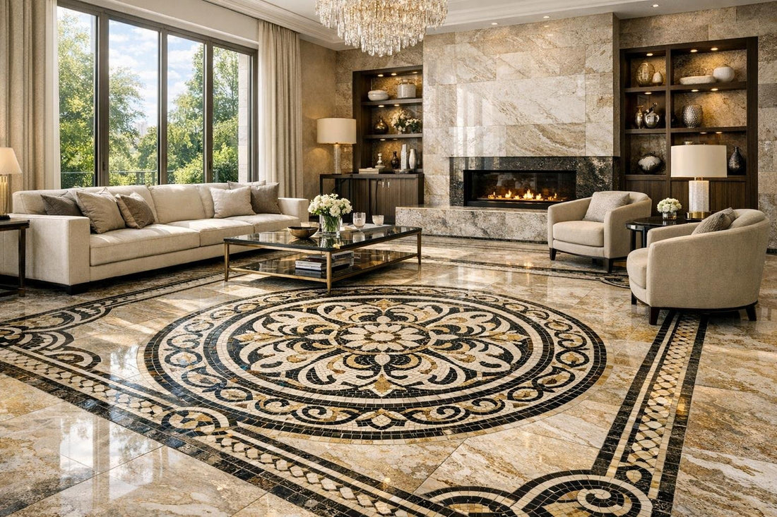Enhance Spaces with Luxury Flooring Mosaic Tile Solutions - Zicana Boutique