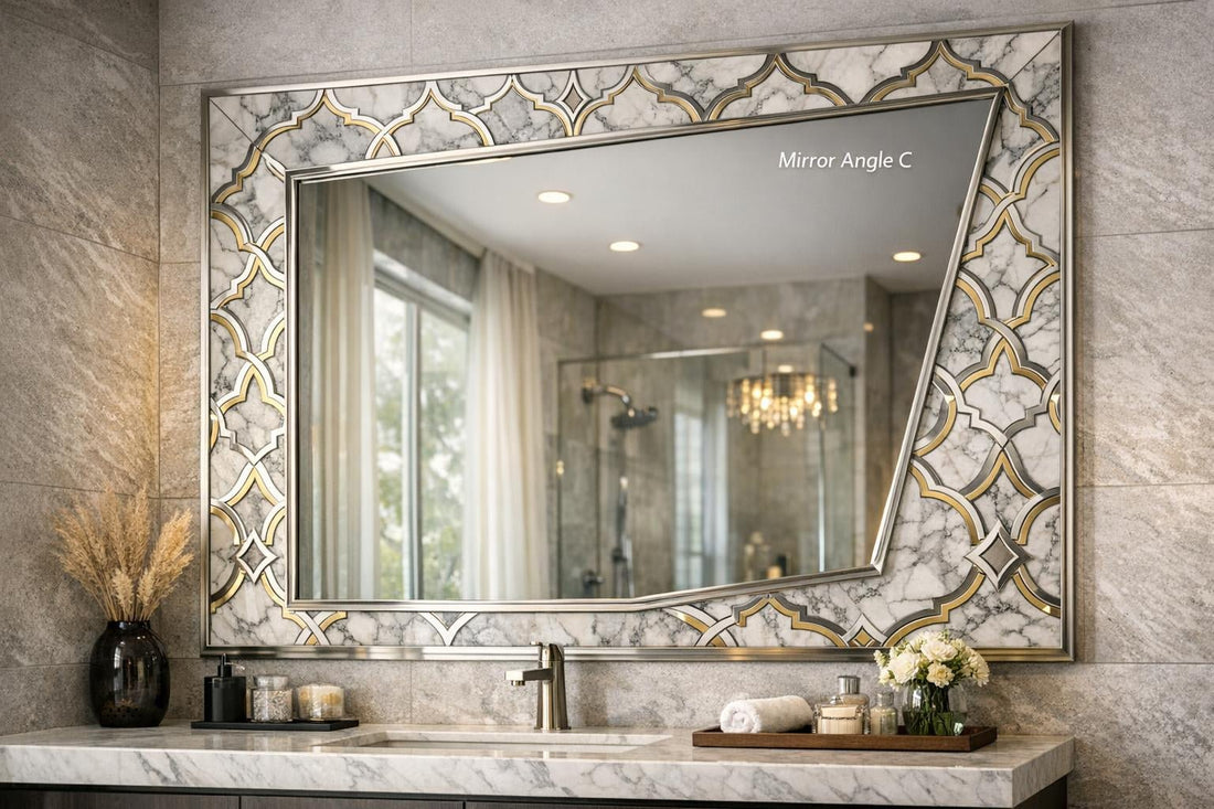 Enhance Spaces with Mirror Angle C Stone Borders - Zicana Boutique