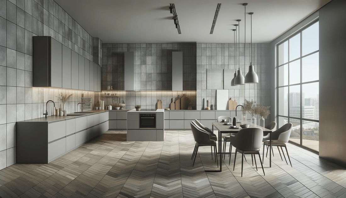 Enhance Spaces with Nebbia Kc Dekton Tiles 28"x 56" - Zicana Boutique