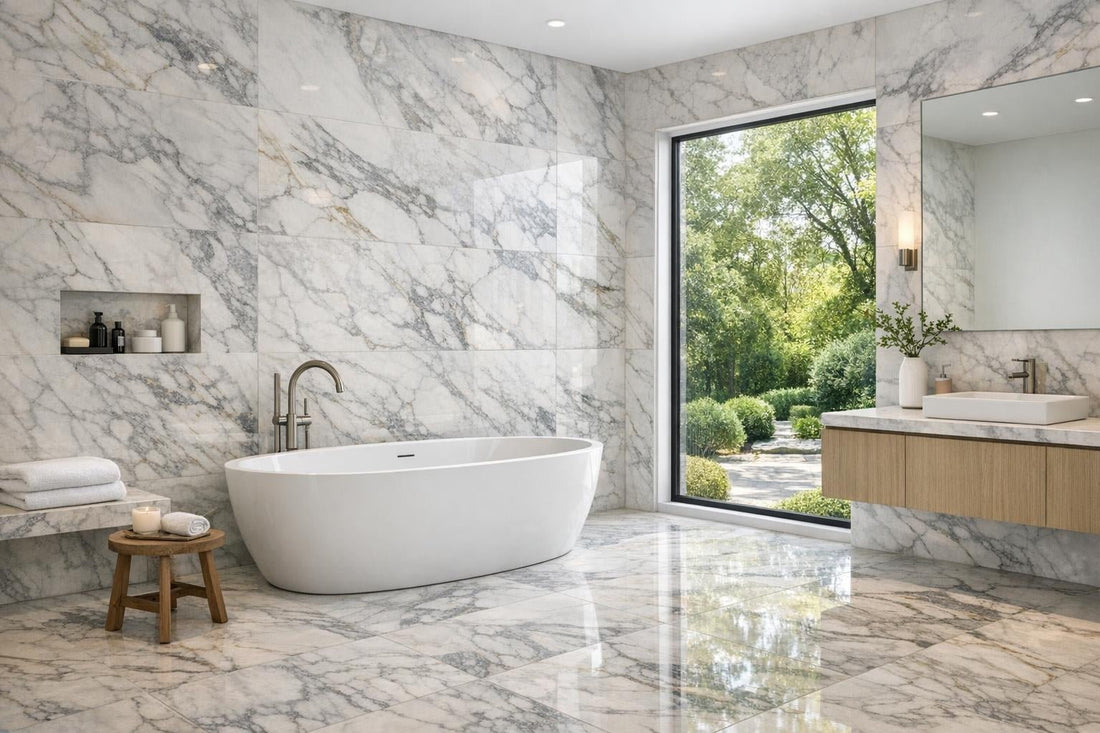 Enhance Spaces with Portobello Marble Tile - Artistic Tile - Zicana Boutique