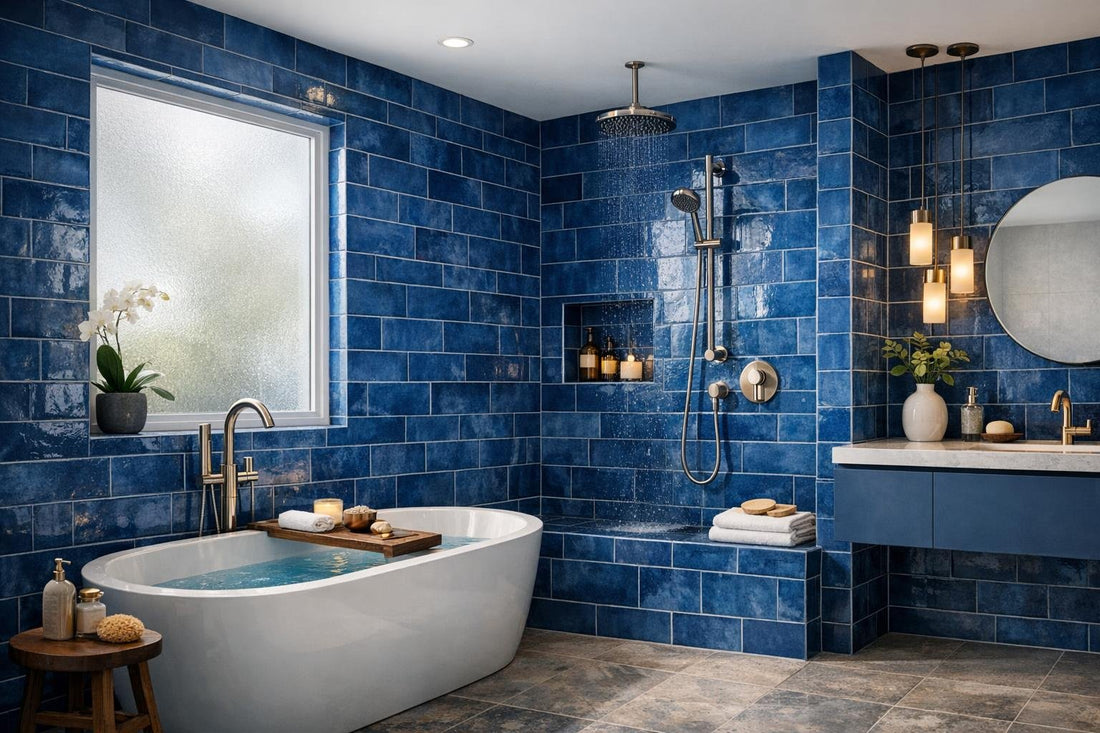 Enhance Spaces with Premium Blue Bath Tile Solutions - Zicana Boutique