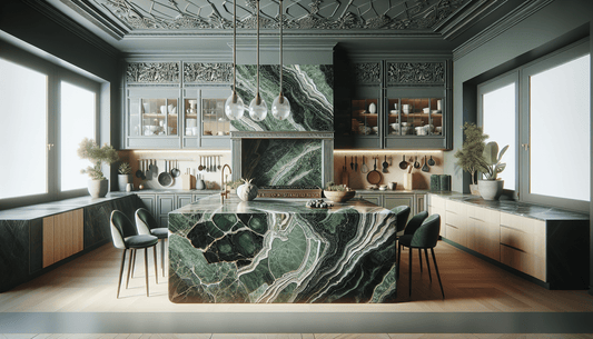 Enhance Spaces with Premium Green Marble Countertop Solutions - Z Boutique by Marble Couture